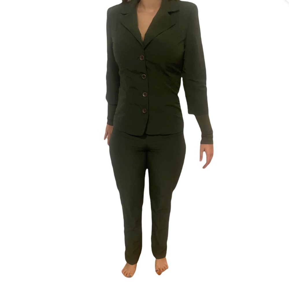 Forest Green Pantsuit